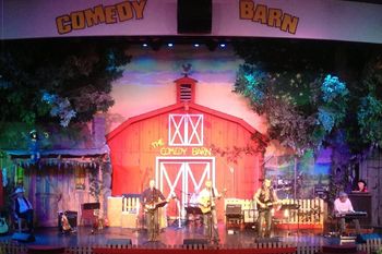 Live Issue on stage at the Comedy Barn in Pigeon Forge.

