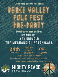 Peace Valley Folk Fest Pre Party