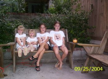 The Hayseed nieces: Kati Beth, Anna, Millie Rose, Mary Grace
