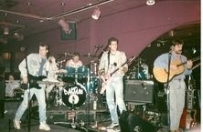Action shot......... Todd, Troy, Gary & Jack mid 80's
