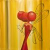 "Le Damselfly" - 12" X 12" Canvas Print 1.5" Gallery wrapped - READY TO HANG