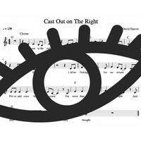Cast Out on the Right - Sheet Music (2 pages)