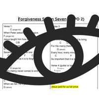 Forgiveness Seven Seven Chord Page