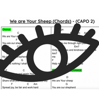 We Are Your Sheep PDF Chord Page