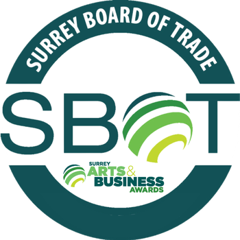 2019 Surrey Board of Trade - Arts and Business Award for dedication to Music Business
