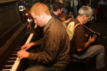 Playing with Matt Mulqueen, John and Jamie at J. Patrick's Irish Pub, Baltimore, MD
