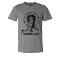 Bella Canvas Deep Heather Grey "Sugar Skull T-Shirt"