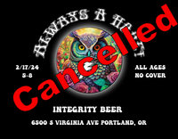 Cancelled: Always A Hoot! at Integrity Beer Hall