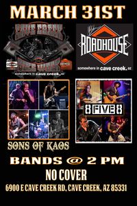 Cave Creek Bike Week with Sons of Kaos and 8Five8