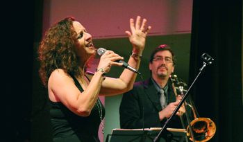 Sandy and Jeff Cressman @ Kaiser Auditorium, Oakland, 2014
