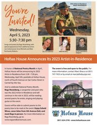 2023 National Poetry Month at the Hofsas House Hotel