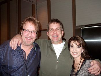 Karyn & I with New Orleans Saints Head coach Sean Payton..He came to our show at 30A this year..
