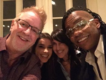 A little Christmas Partying with our friends..Me , Karyn , Victoria and Michael.
