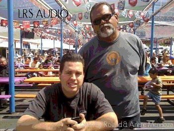 Myself and LARRY SALLAS, owner of LRS AUDIO. www.lrsaudioxposure.com
