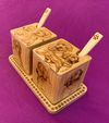 Bamboo Double Spice Box Set - GR