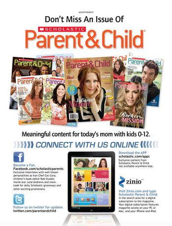 Scholastic Parent & Child Magazine subscription ad
