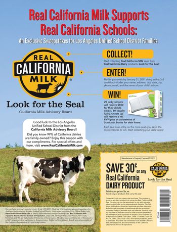California Milk Advisory Board Contest
