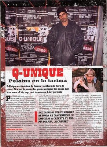Hip Flow magazine, Spain Feb. 2006
