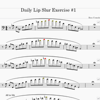 Daily Lip Slur Exercise 1