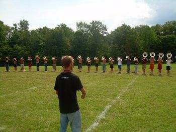 Conducting the 2008 Crossmen Hornline as an official ageout.
