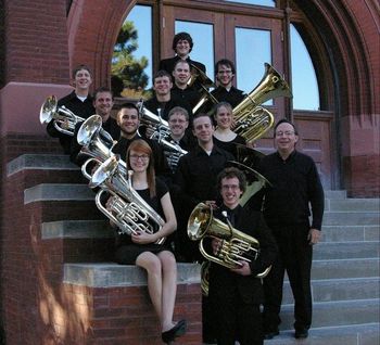UNL Tuba-Euph Ensemble. Lots of support for my music. Can't thank them enough!
