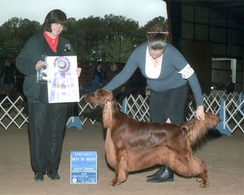 Bravo winning a specialty down in Texas. Melissa Money was handling. 2009
