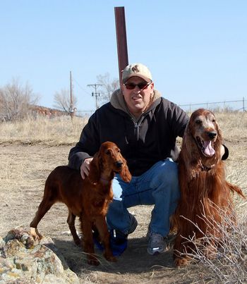 We took the dogs on a hike today. They had such a great time! March 2012 (Bagger on the right, Kash on the left).
