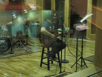Steven playing/recording "White Christmas" as he plays Darrell's Macpherson Guitar--which is worth more than my truck!
