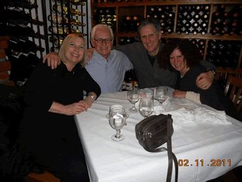 Donna, Cousin Bob, John and Heide, NYC June 2011
