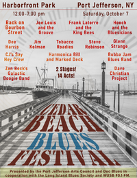 Cedar Beach Blues Festival - at Harberfront Park in Port Jefferson