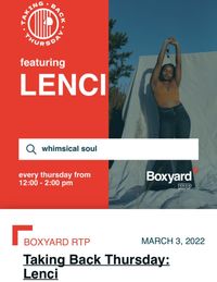 Lenci Performing Live at Boxyard RTP