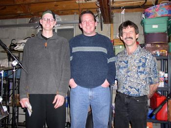 Gayla Smith Band. (I wasn't in the picture cuz I was taking it) Left to right: Chris Baker, Carl "Bo" Huff, and Lee Crader. Think I need to clean out my garage?
