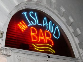 yes it is an island bar
