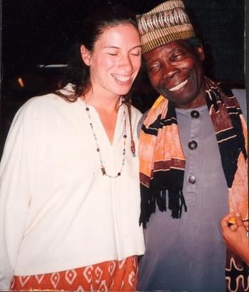 Me & Baba Olatunji at Omega
