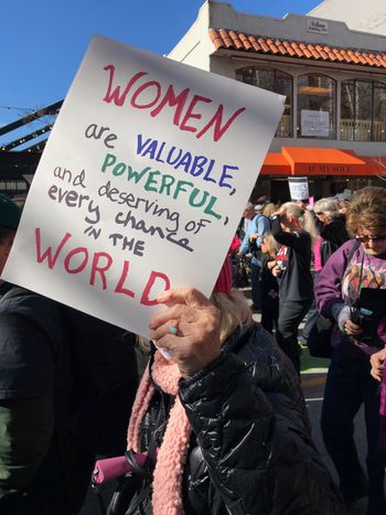 Women's march Santa Cruz, Ca 2019
