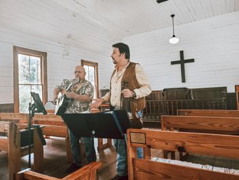 Singing at the Historical Pioneer Church
