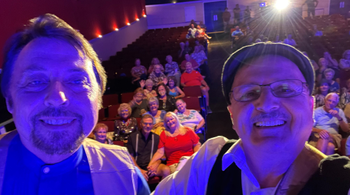 A selfie with the audience!
