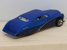 Hot Wheels 1989 Blue Car with Flames Tampo Made in Thailand 