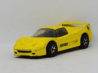 1999 Hot Wheels yellow and black Ferrari F50
