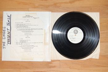 Test pressing of the "Present Tense" album, submitted by Steve Rovner.
