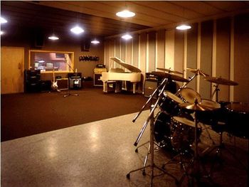 The main studio room at Short Order Recorder.

