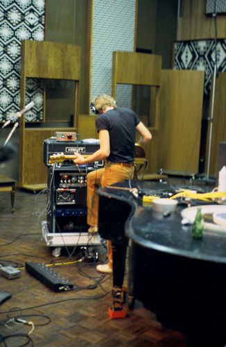 Jeff in the main room at United Western Studio A in LA during the recording of Tongue Twister in the summer of 1980.
