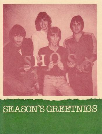 Christmas postcard to the Fan Club members in 1982.

