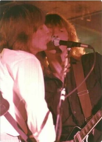 John and Jeff during a gig in 1979.
