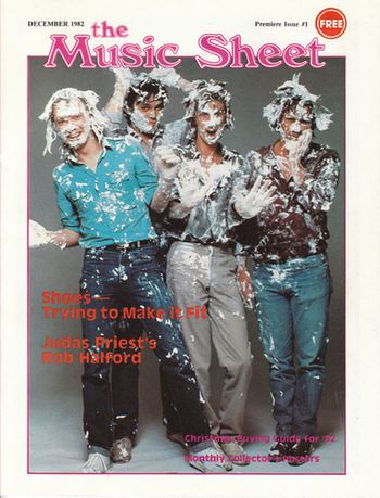 December 1982 cover of the Chicago-based magazine, The Music Sheet.
