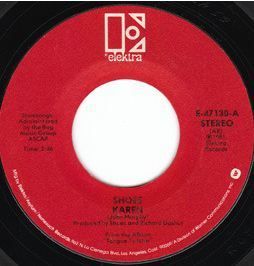 Label for "Karen", the 1981 Elektra US single with "She Satisfies" on the flip side.
