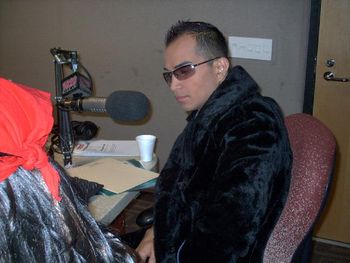 Sidow Sobrino - The World's No.1 Superstar during a radio Univision interview
