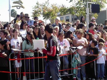 Sidow Sobrino signing autographs for his fans
