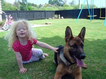 Shephaven Cita ( Cita) Cita with her new friend Sophie. She is loved and cared for by By Anna and family and lives in Tauranga.
