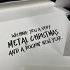 "Have A Very Metal Christmas" (10) Greeting Card Set
